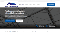 Desktop Screenshot of namioty.eu